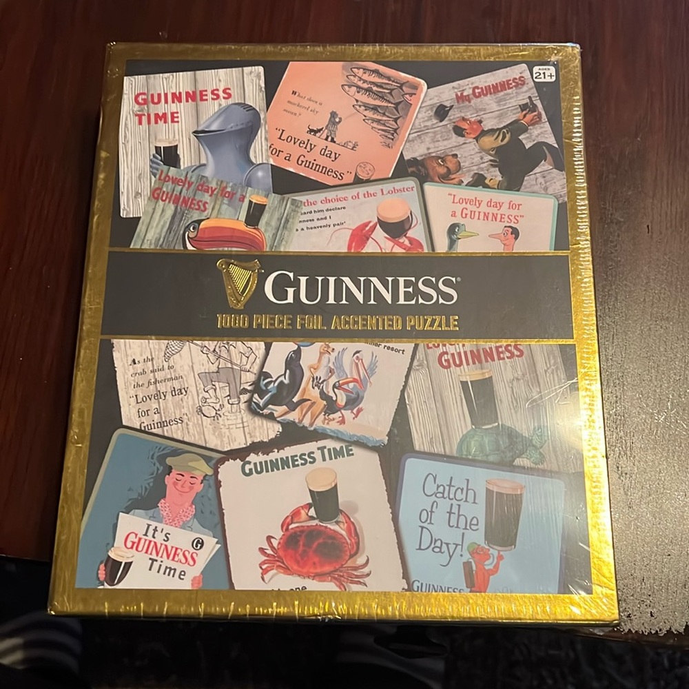 Guinness Puzzle-Brand New, Sealed.  1000 pieces